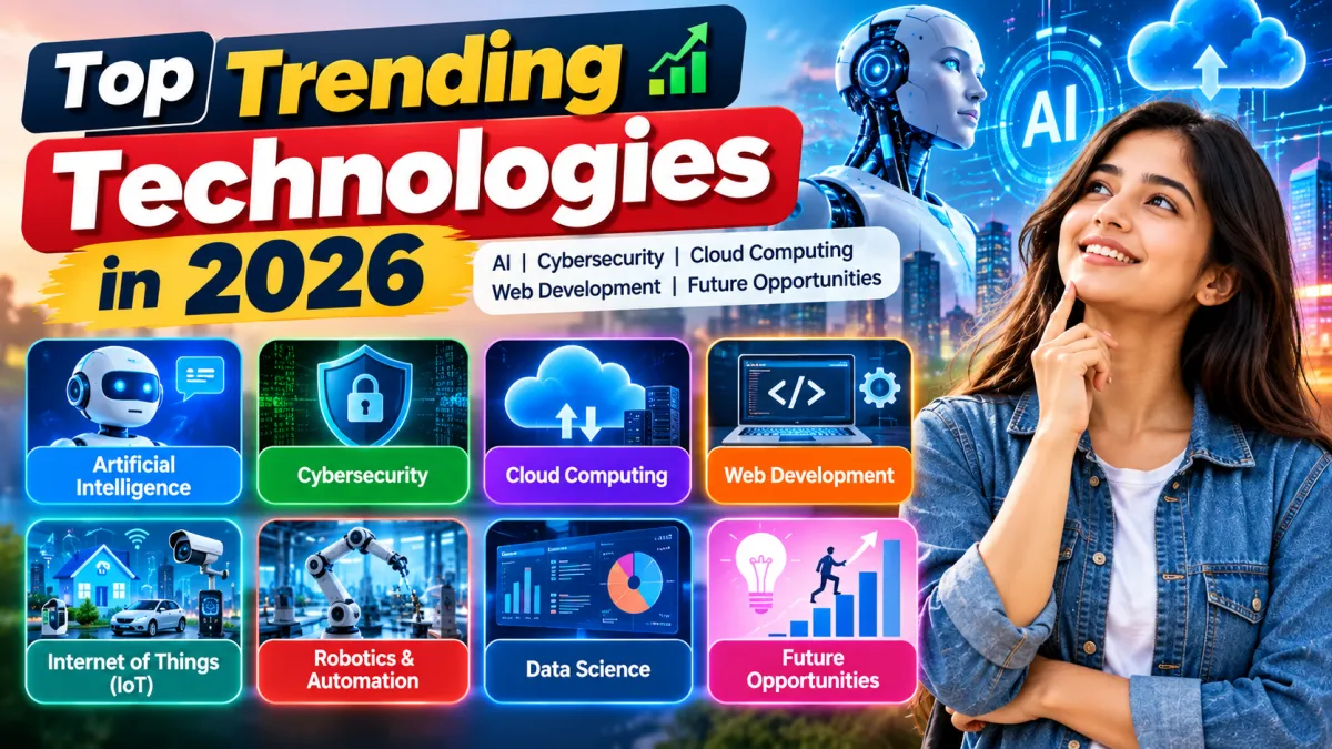 Top Trending Technologies in 2026: Latest Technology Trends, AI, Cybersecurity & Future Opportunities