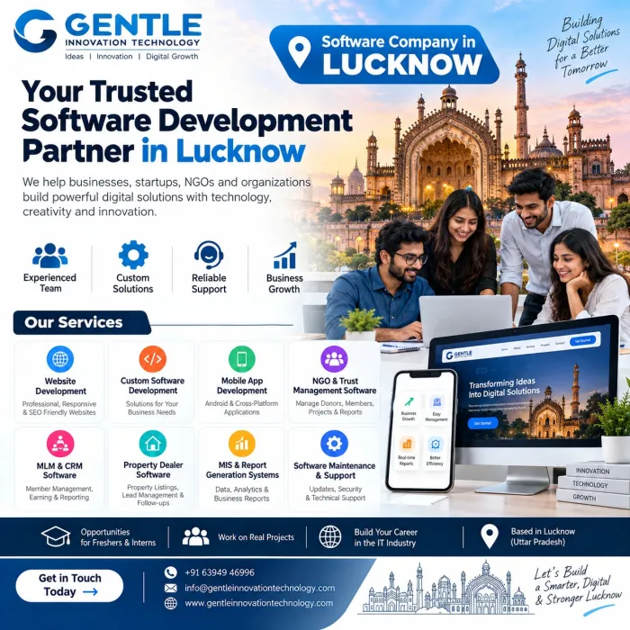Top 10 Software Company in Lucknow: A Guide to Choosing the Right Software Development Partner
